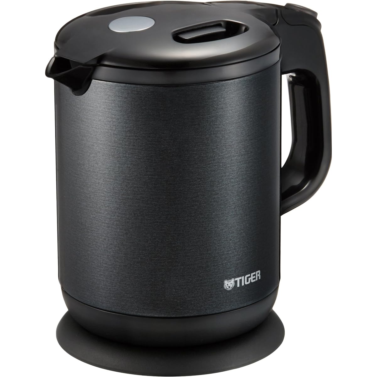 TIGER electric kettle, water boiler, stainless steel, 0.8L, prevents hot water from tipping over, prevents dry cooking, steam-free, pearl black PCH-G080KP