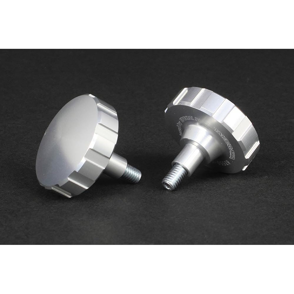 Special Parts Takegawa Side Cover Knob Type 1 Silver Super Cub 50/50 Pro/110/110 Pro 09-11-0176