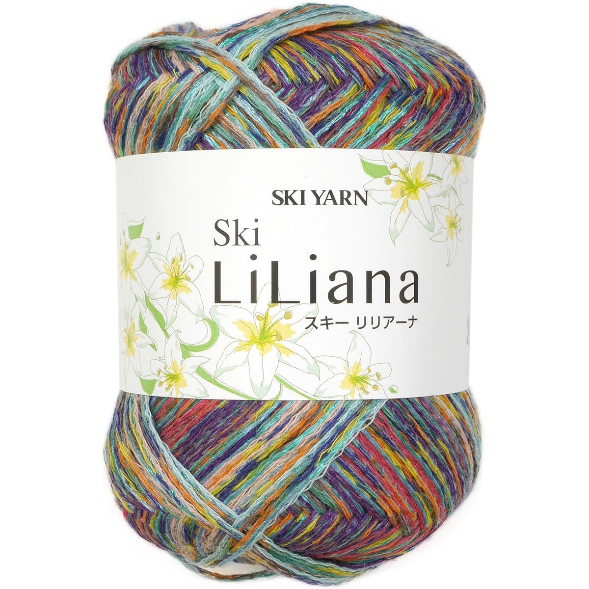 Motohiro Liliana Ski Wool Gota col.1512 Green 25g Approx. 95m 10-ball set