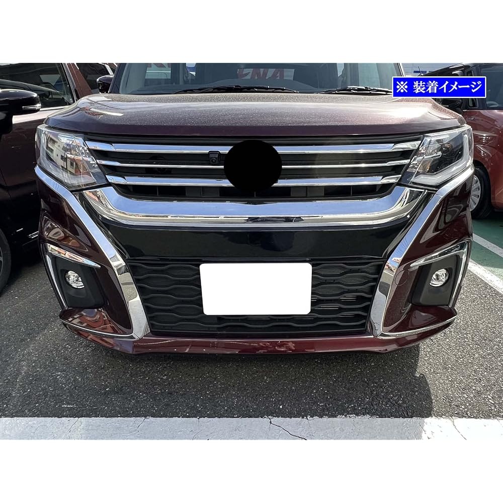BRIGHTZ Solio 27 37 47 Super mirror stainless steel plated front bumper side molding 6PC [FRO-ETC-BIG-084] MA27S MA37S MA47S MA