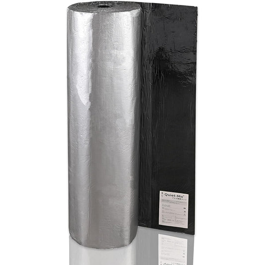 Quiet-Mo Thermal Insulation Sheet, Car Insulation Mat, 39.4 x 39.4 ft (100 x 10 m) (Thickness 0.2 inches (5 mm), Silver, Sound Absorption