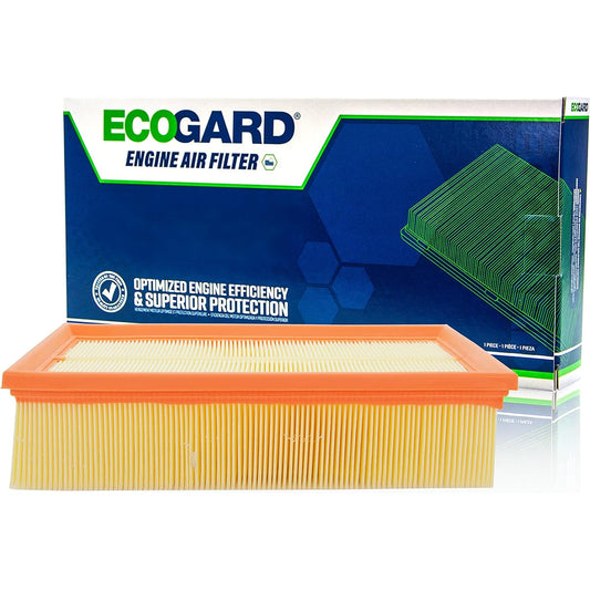 ECOGARD XA10469 Premium Engine Air Filter VOLKSWAGEN TIGUAN 2.0L 2018-2019, GTI 2.0L 2015-2018, GOLF 1.8L 2015-2018, GOLF Sportwagen 1.8L 2015-2018, GOLF R 2.0L 015-2015-2015-2018 19