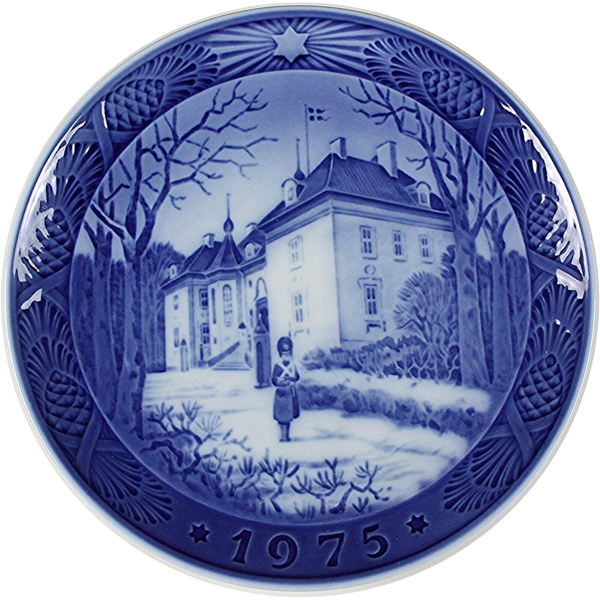 "Parallel Import Product" Year's Plate 1975 Macilisborg Palace [Parallel Import Product]