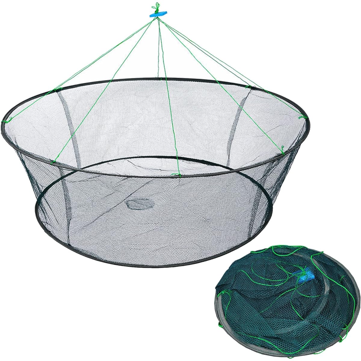 sac taske fishing net fish scooping folding device one-shot fishing net fishing gear fish catching net