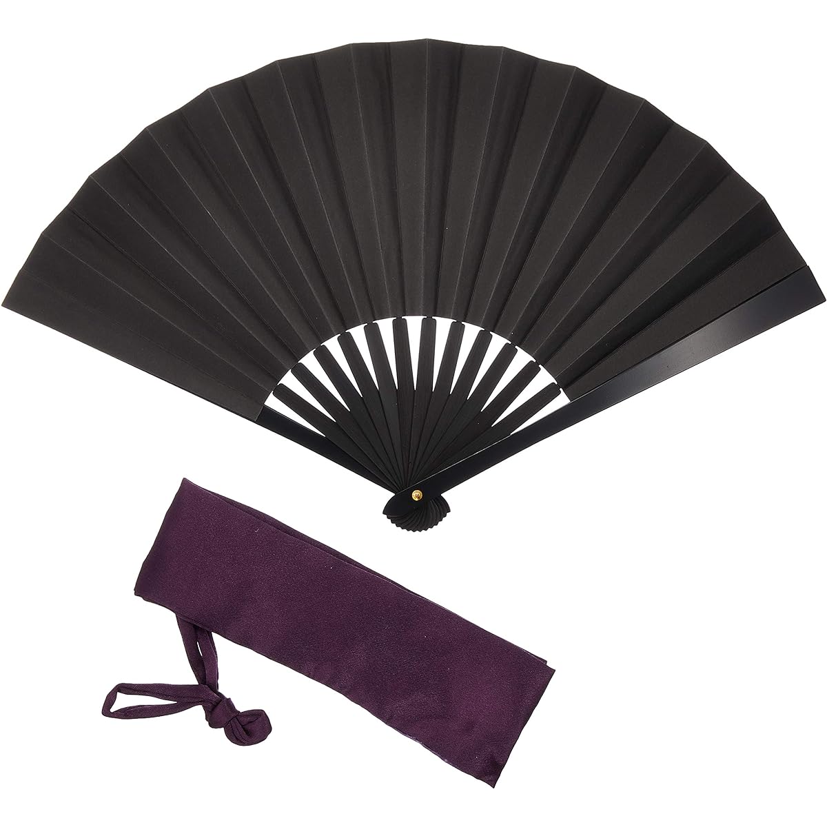 Ogata Sword TS-B Takeno Homare Iron Fan 8 Size Black