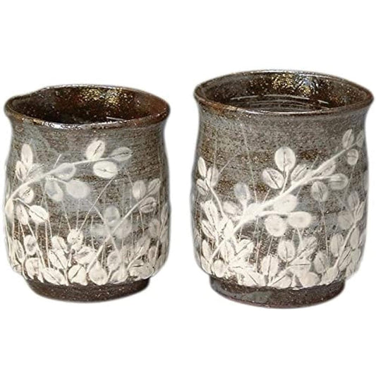 Kyoto ware Kiyomizu ware Seisen kiln teacup set teacup Hagi Gasane USE542