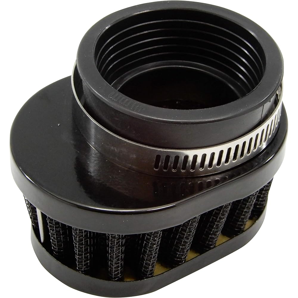 Ager 50mm Oval Power Filter Short Black x Black 4 Pack