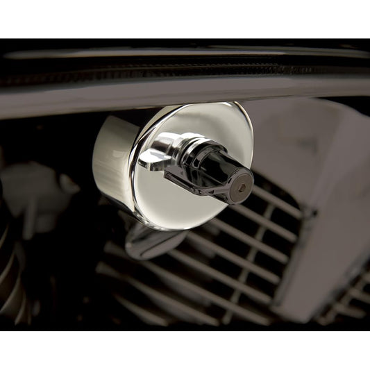 Show Chrome Accessories (55-301) Chrome fuel blocking cover