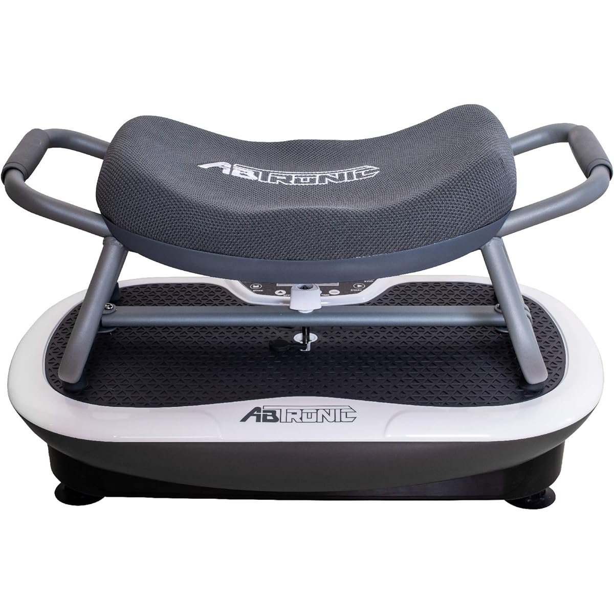 [Abtronic Rock'n Fit] Exercise Chair Vibration Machine 1,100 vibrations per minute Muscle and core training (Stylish White)