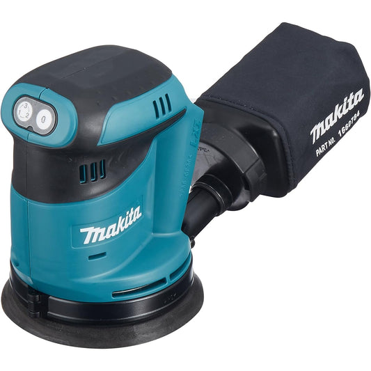 Makita Rechargeable Random Orbit Sander 18V (Body Only/Battery and Charger Sold Separately) Paper Dimensions 125mm BO180DZ