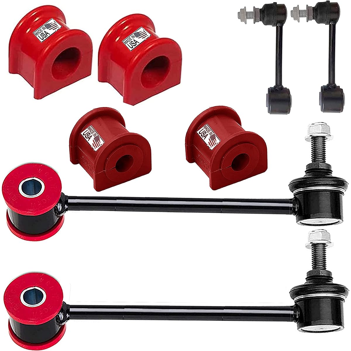 Front/rear swar link kit 8 pieces + front/rear bushing kit WRANGLER 2007-2017 WRANGLER JK 2018 K750453 K6700 K7353 K7353 K3160