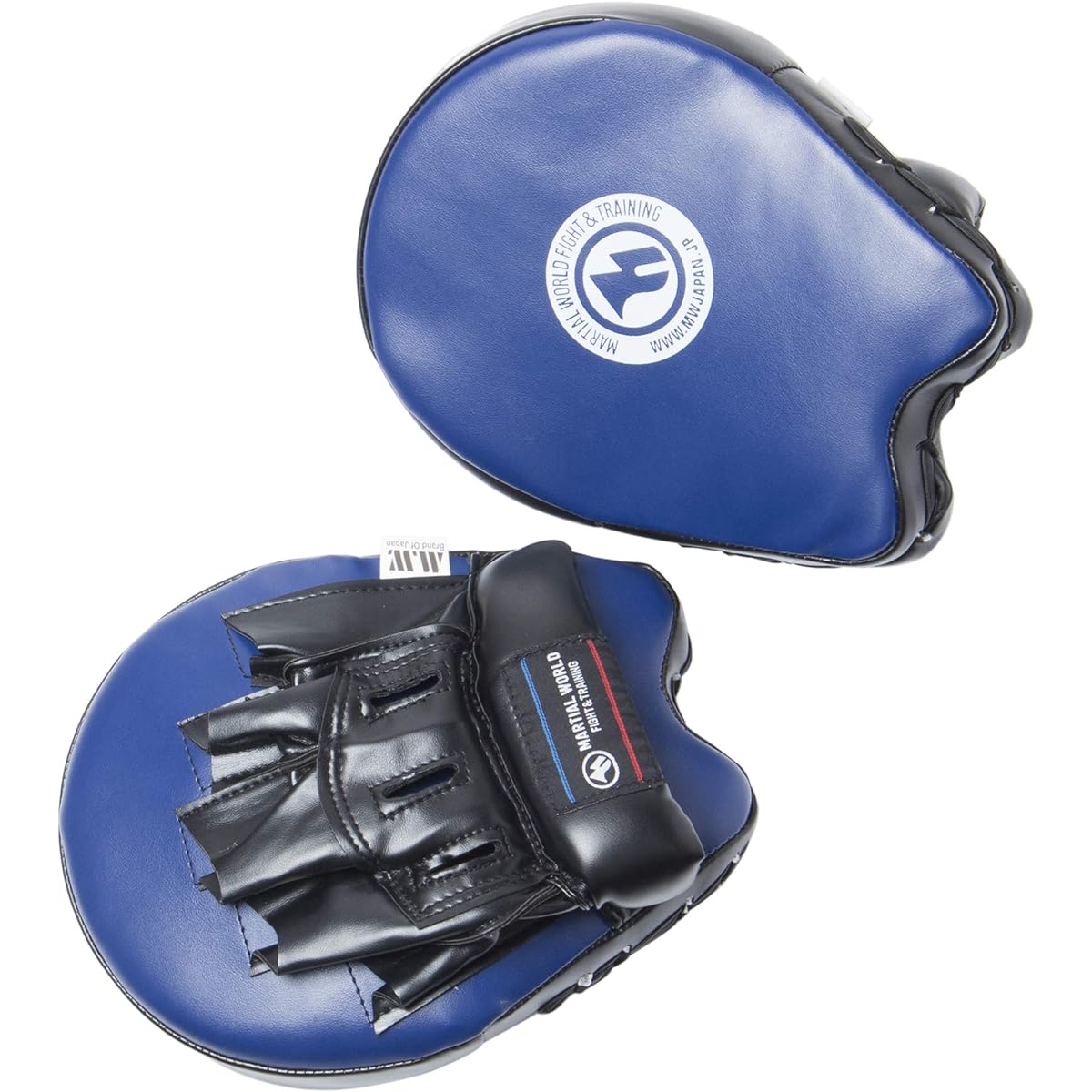 MARTIAL WORLD Professional Punching Mitt PM140-BUBK Blue Black Height 25 x Width 19 x Thickness 4cm