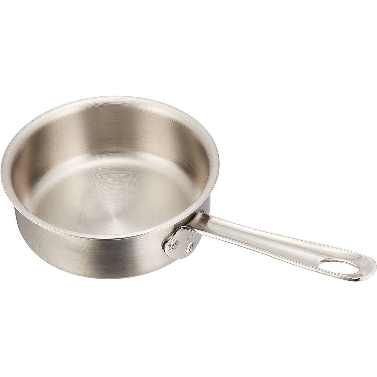 Endo Shoji Commercial Torino Saute Pan 15cm Induction Cooker Compatible Pot Aluminum Clad 3 Layer Steel Made in Japan ASTH501