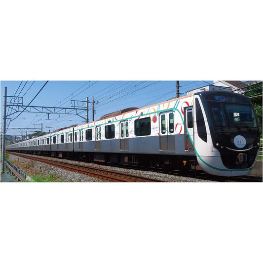 Green Max N Gauge Tokyu Corporation 2020 Series (Tokyu Group 100th Anniversary Train) Additional Intermediate Car Set of 6 Cars (No Power) 50730 Railway Model Train