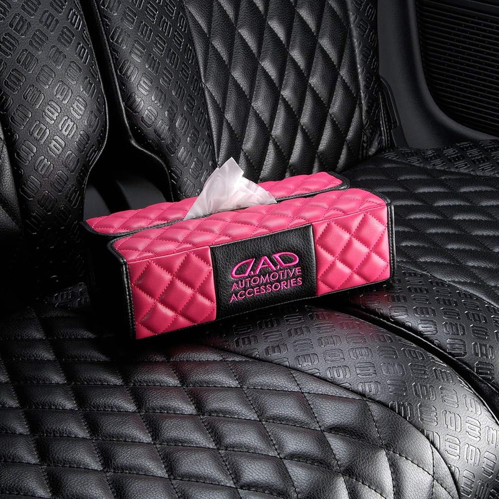 DAD Garson D.A.D Tissue Case Type Quilted Pink GARSON HA589-02