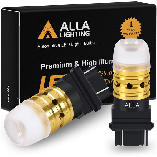Alla Lighting mini T25 3156 3157 LED bulb Xtreme Super Bright 3156K 3157KX 3155 4114 3457KX Signal/Brake Tail/Backup Reverse/DRL Light 6000K Xenon White