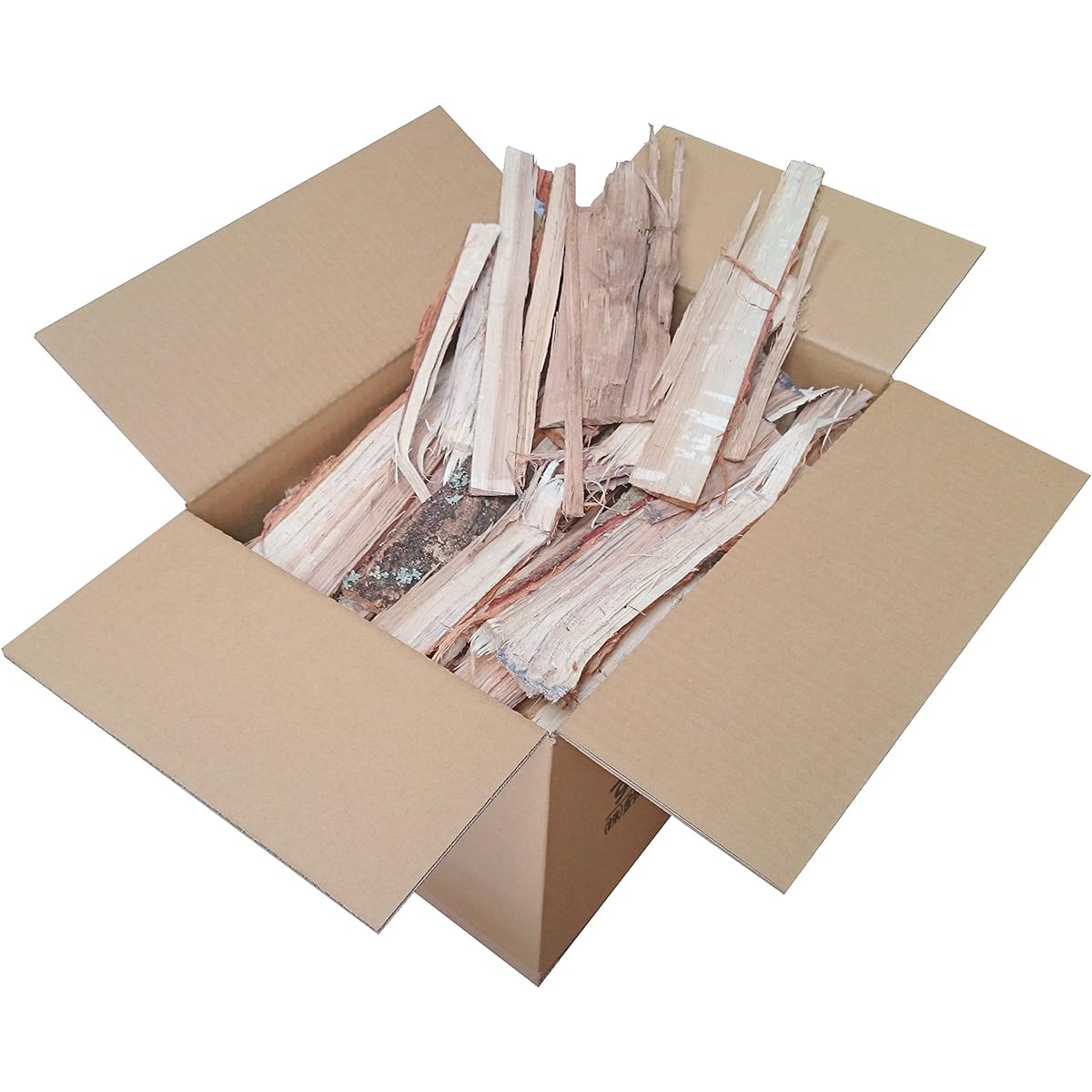 Small pieces of firewood - Great for light bonfires and kindling. Fine firewood made of hardwood - Suzutomo Forestry] (Length 36cm, Capacity approx. 28L [Weight around 7.5kg])