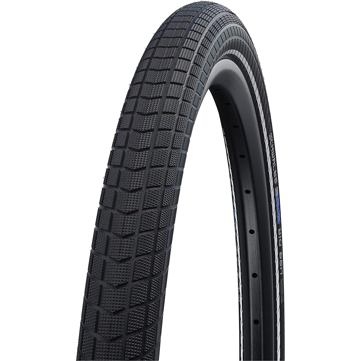 SCHWALBE [Genuine] Big Ben 27.5x2.00 Black Reflex Clincher Tire [Urban/Balloon Bike/City Riding]