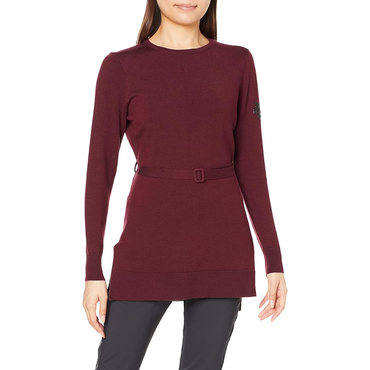 [DESCENTE] 21 Autumn/Winter Model Golf Sweater [LUXE COLLECTION] Tunic Crystal DGWSJL00 Women's