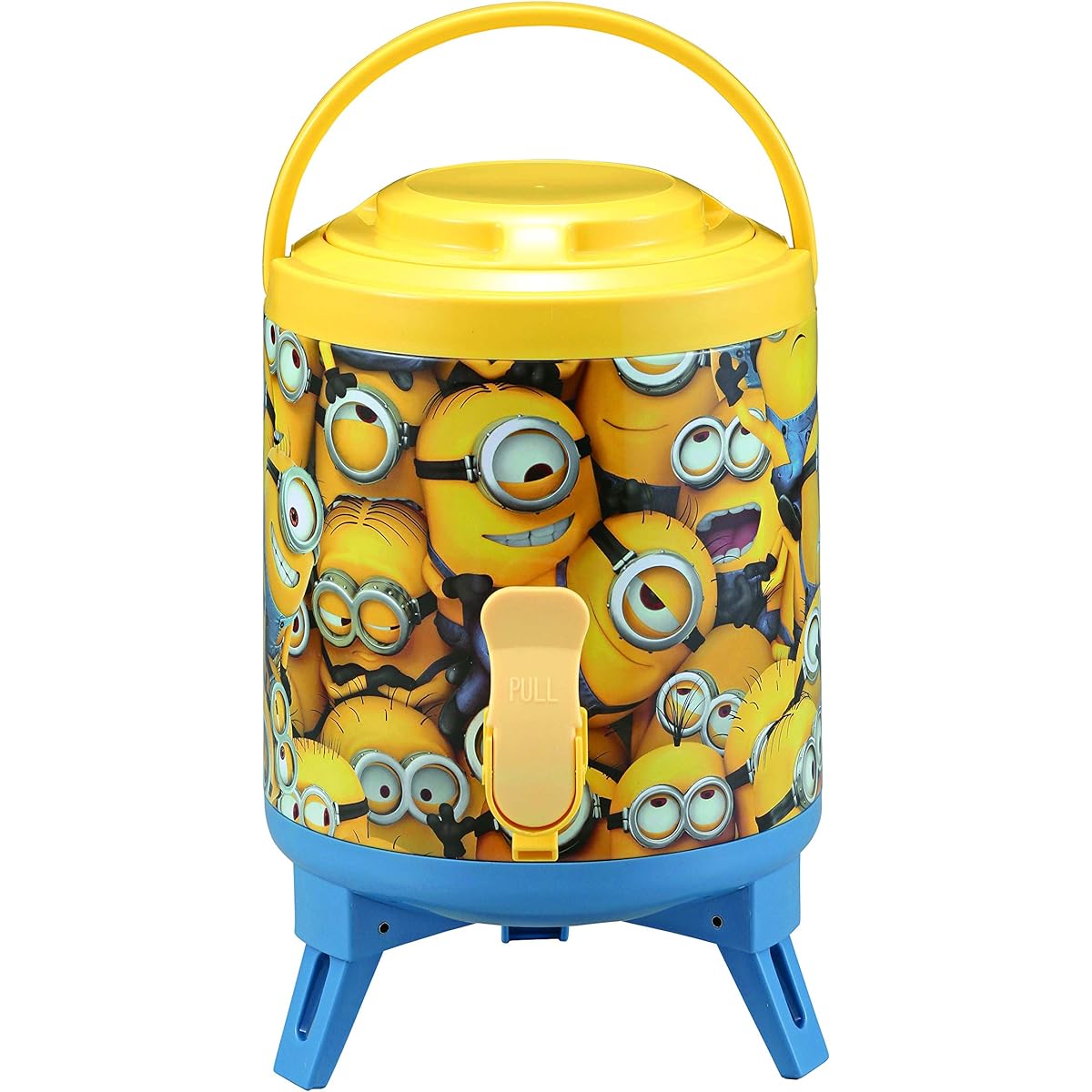 CAPTAIN STAG Minions Jug Water Jug 3L 1 Bottle Thermal Insulation with 2 Cups Minions/3D UY-8037