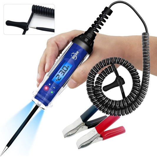 BOAK Automobile Test Light 3-60V DC Director Director Volunteer Tester Voltage Voltage & Illumination Fuse Tester Voltage Test Pen