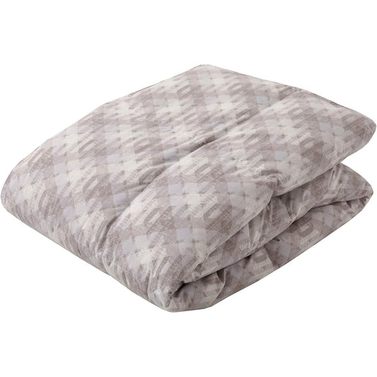 nishikawa [Nishikawa] Down blanket (down skin comforter) Brown double French silver duck down 90% washable quick drying crescent KE29005006A1