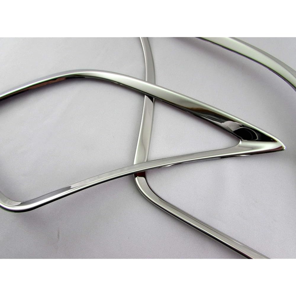 BRIGHTZ Lexus LS500h GVF50 GVF55 Early Super Mirror Stainless Plated Front Bumper Duct Ring [FRO-ETC-MID-008] GVF GV F50 F55 50 55 LS500 LS 500 500h LEXUS 33561