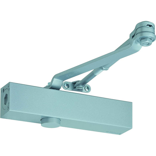 Nippon Door Check Manufacturing New Star Standard Type Door Closer with Stop Silver S-7001 1 piece