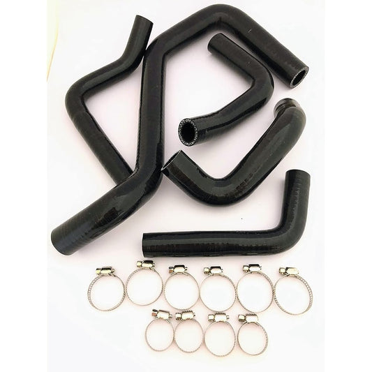 [No brand product] For CB400SF For NC31 Mid to Late model Black Radiator Silicone Hose Radiator with Clamp