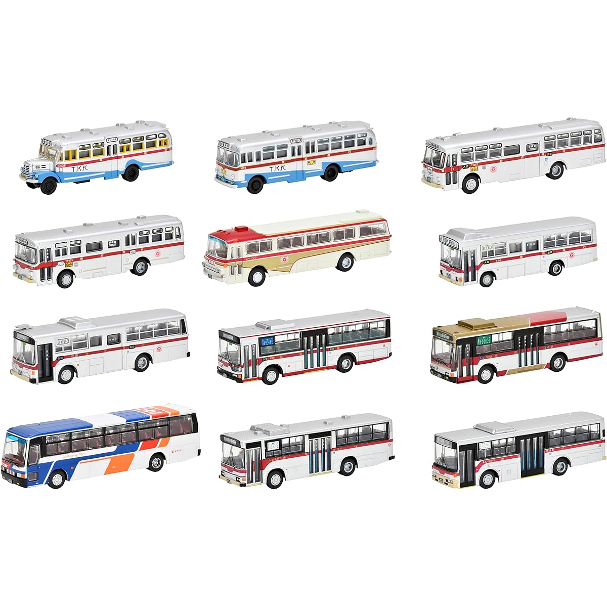 The Bus Collection Bus Collection Tokyu 100th Anniversary Tokyu Bus Special 12 Pieces Box Diorama Supplies 323198