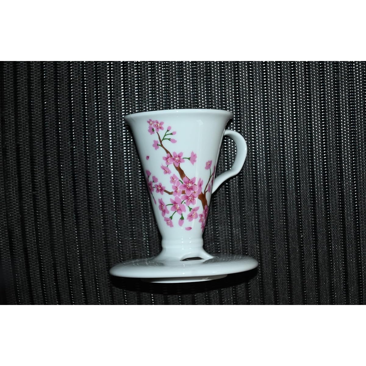 Conical 30 Single Ceramic Coffee Dripper Aritayaki Sakura White Porcelain