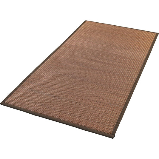 Oshimaya Igusa Rug Grande Dark Brown Approx. 90 x 180cm