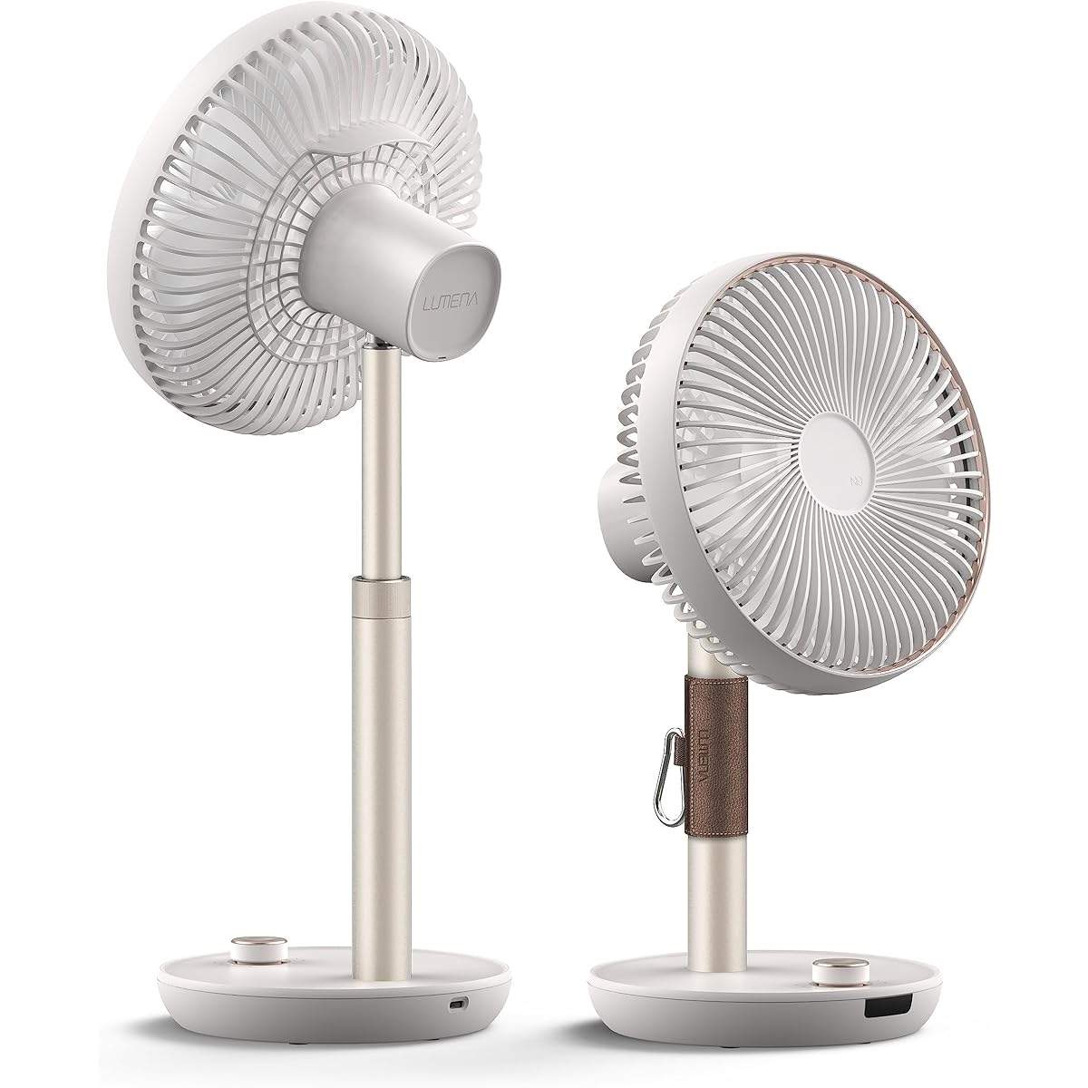 [For unstable seasons] LUMENA Latest FAN PRIME2 White Cordless fan [Indoor air circulation] [With remote control]
