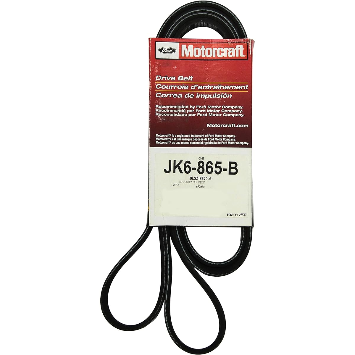 MotorCraft JK6865B V Belt