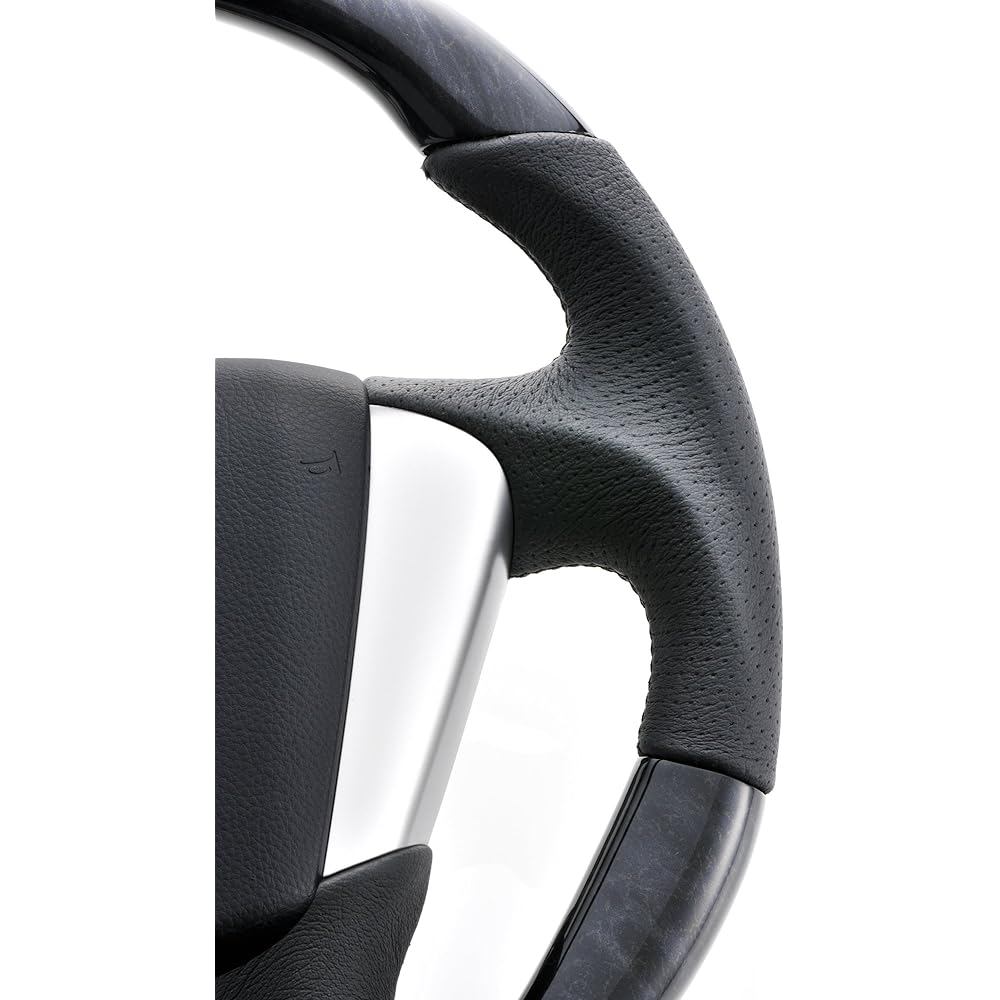 KENSTYLE Original Steering NA03 Elgrand (early E52) Black Japanese Paper Style/Leather Combination