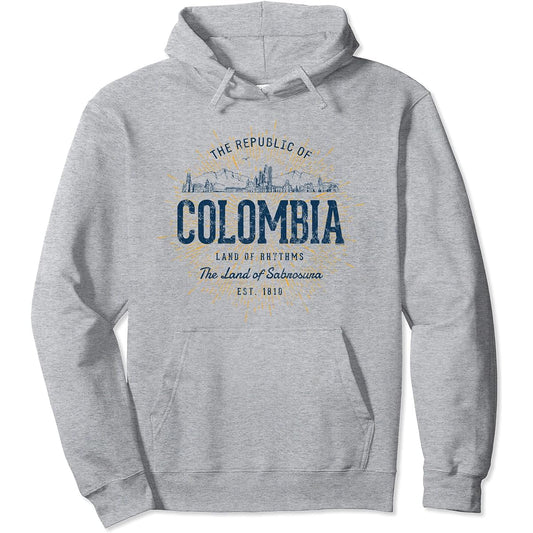 Colombia Vintage Colombian hoodie with retro style