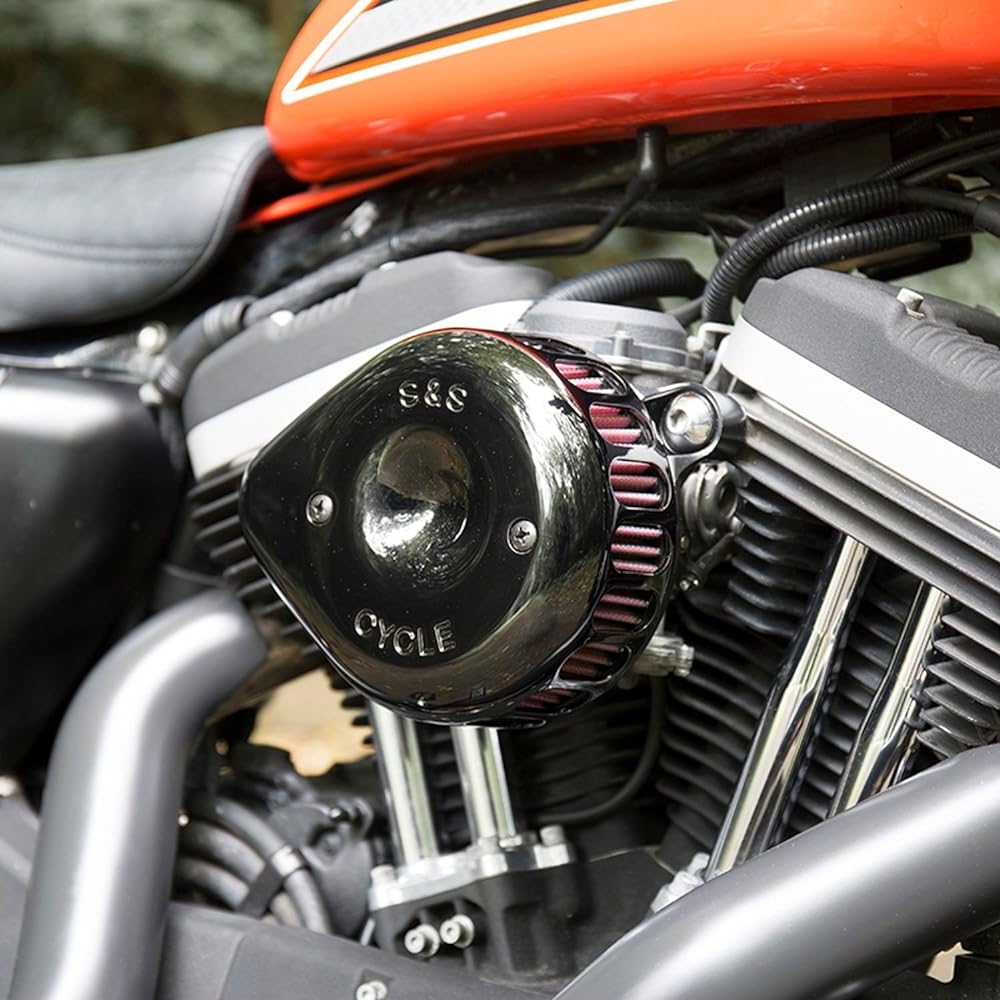 S&S Mini Teardrop Air Cleaner Kit Black HARLEY SPORTSTER FAMILY(91-06) 170-0450