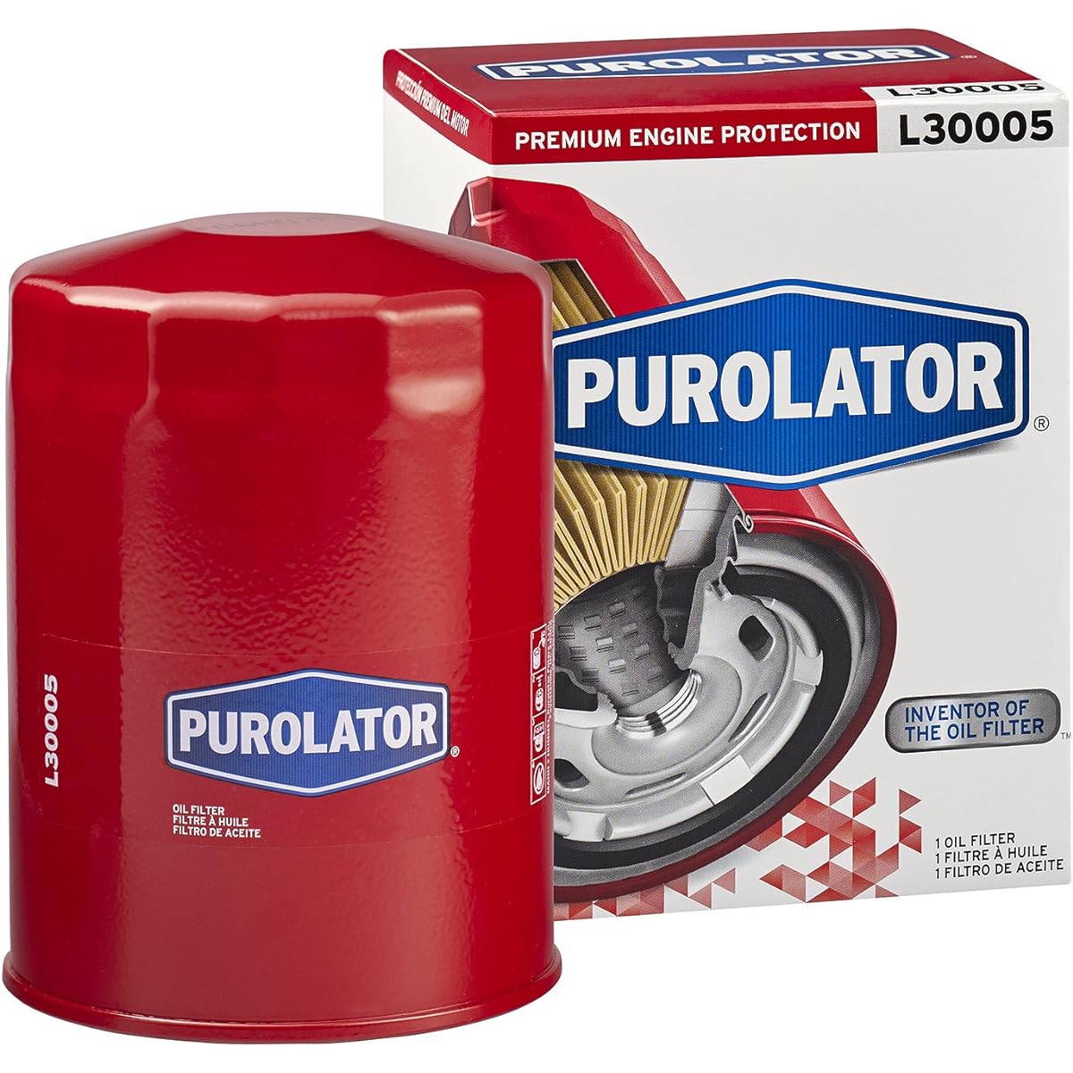 PUROLATOR L30005 Premium engine protection spin -on oil filter
