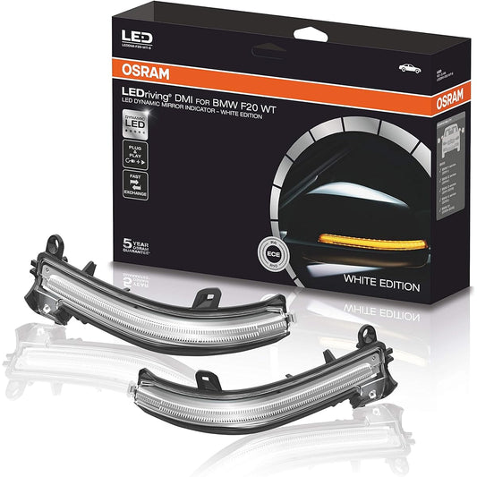 OSRAM LEDDMI F20 WT S LEDRIVING Dynamic LED Mirror Indicator White Edition 2 pieces