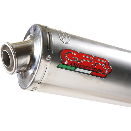 GPR / GPR EU public road approved bolt-on muffler system, INOX TONDO-ROUND | K.115.IT