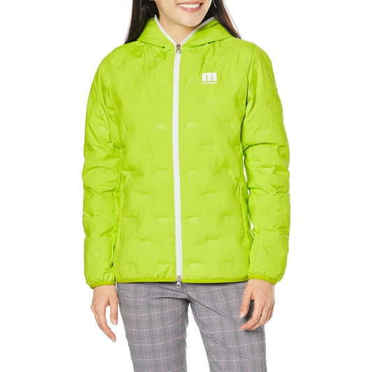 [Munsingwear] 21 Autumn/Winter Model Golf Blouson [ENVOY] Heat Navi Green Down Thermal Storage Water Repellent Stretch MEWSJK06 Women's