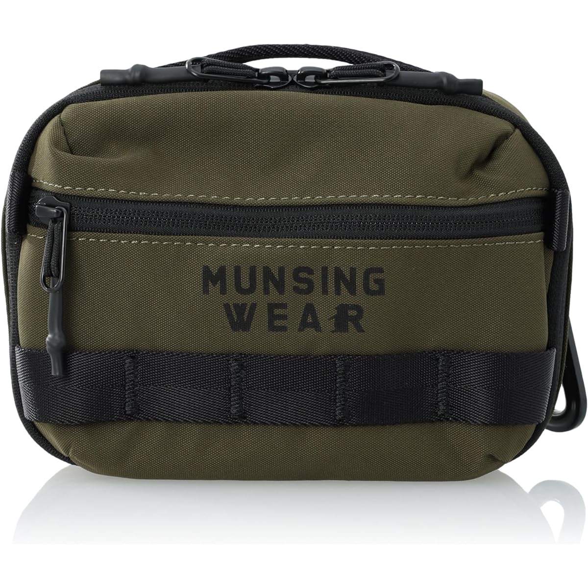 [Munsingwear] Round Pouch Mesh Pouch Carabiner Round Golf MQBWJA44