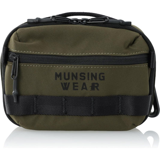 [Munsingwear] Round Pouch Mesh Pouch Carabiner Round Golf MQBWJA44