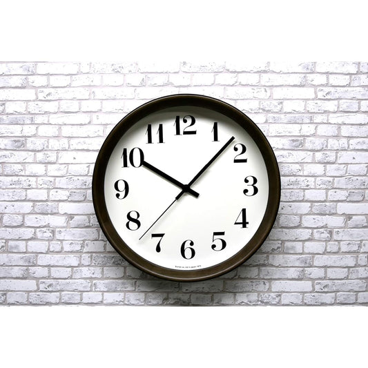Made in Japan Santeru Radio Controlled Clock Dark Brown SR12DBK