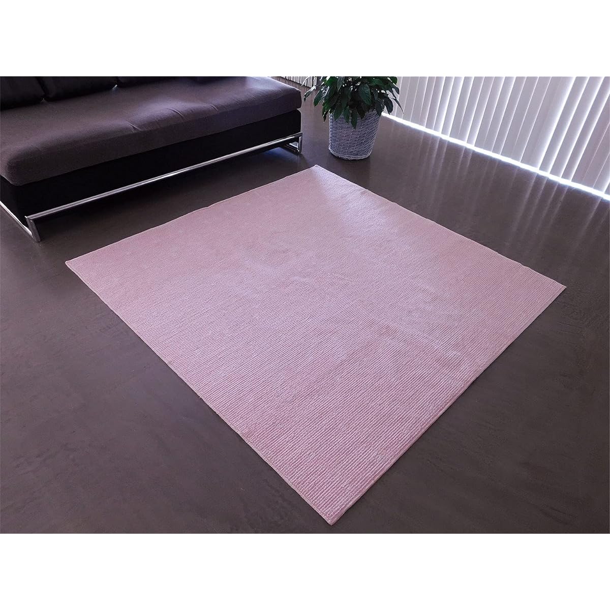 OPIST Carpet Rug Mat Antibacterial Made in Japan Edoma 6 Tatami Size 261 x 352cm Folding Carpet Rose AM2