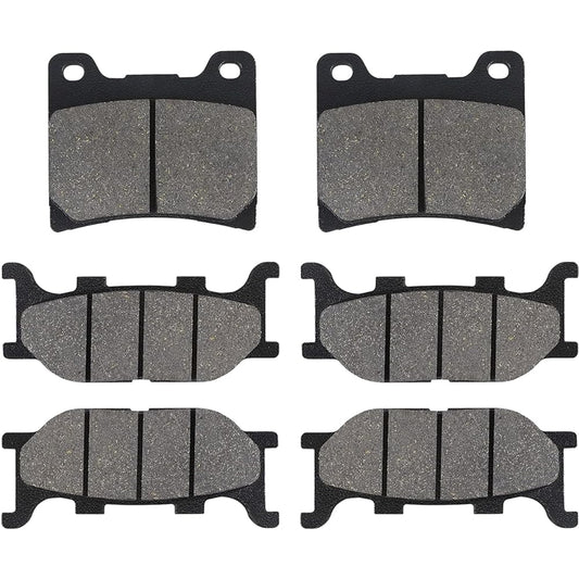 LOCOPOW Brake Pads for Yamaha Vstar 1100 Classic Midnight Custom Silverado XVS1100 1999 2000 2001 2002 2003 2004 2005 2006 2007 2008 2009