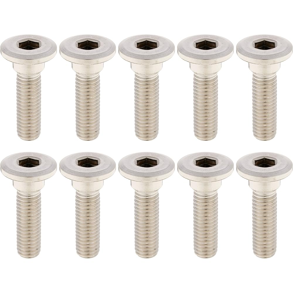 KITACO Rotor Bolt (Kawasaki Type/M8 x P1.25/10 Pieces) General Purpose Stainless Steel K-CON 0900-500-07203