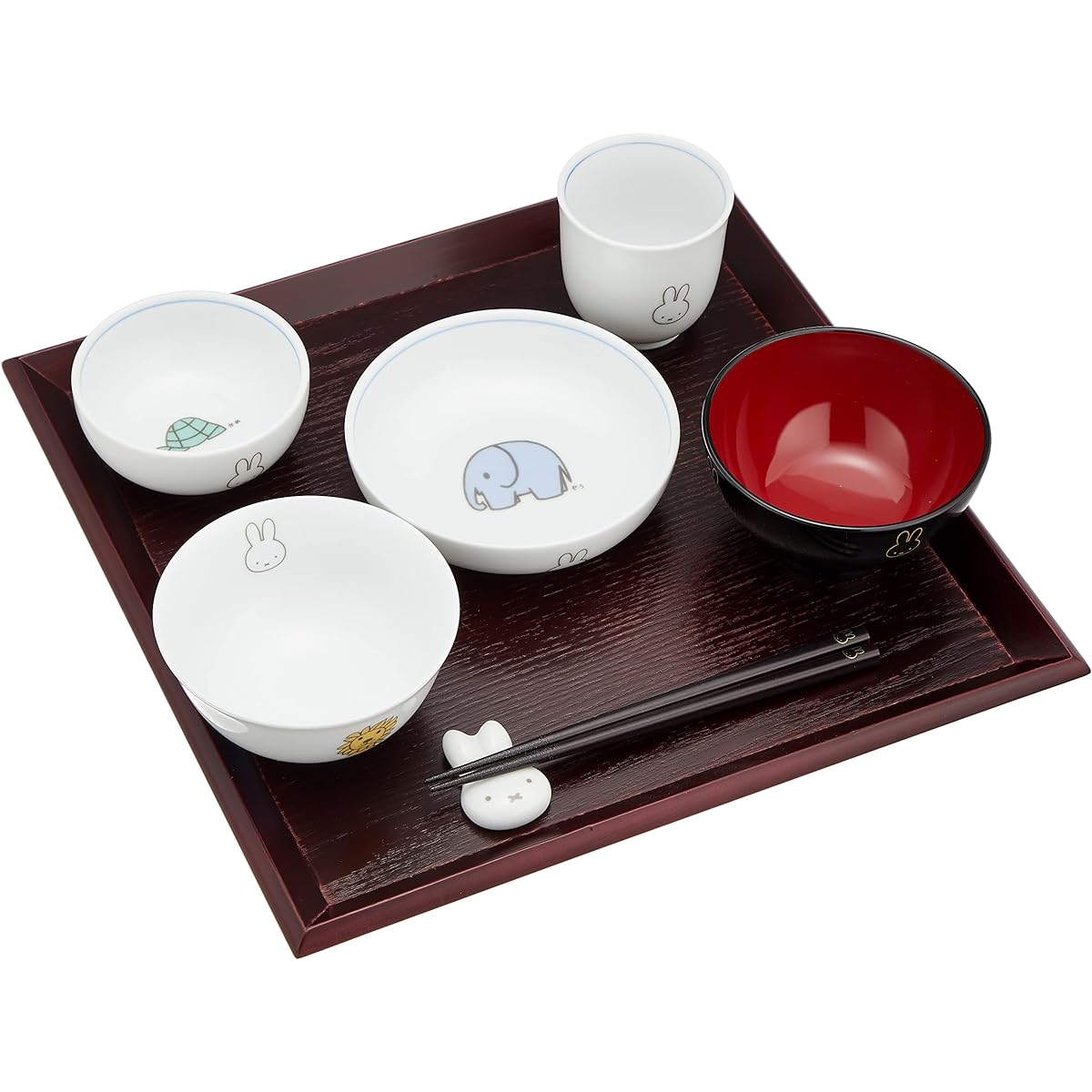 Kaneshotouki Miffy Inglaze First Meal Set Animal 429721