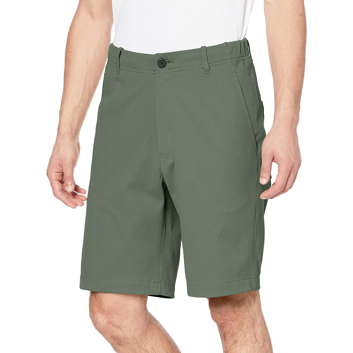 [DESCENTE] MOVESPORT Shorts, Chinos, Stretch, Cotton-like, Open Front, Pockets, Belt Loops, Strings, Easy Care, Men's