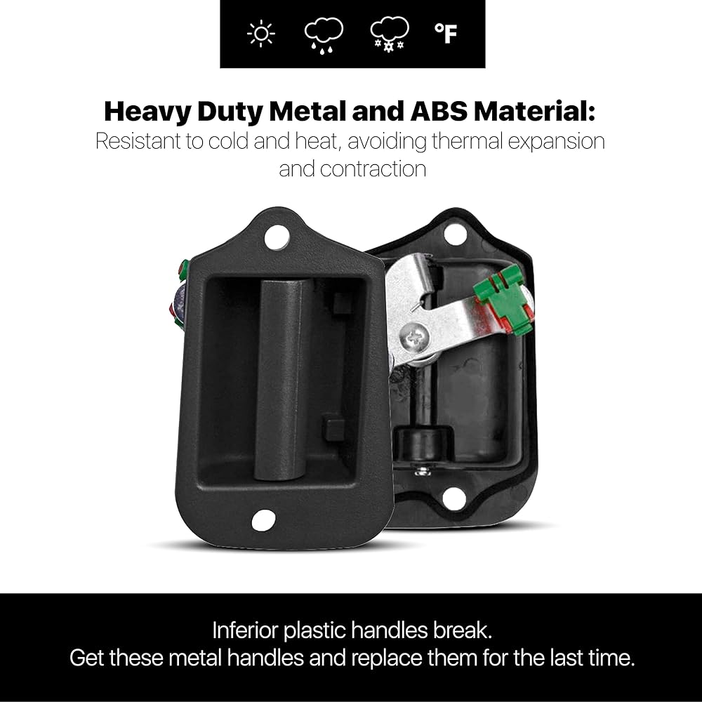 T1A interior third door handle replacement 1996-2003 Chevrolet S-10 rear left inner third door GMC Sonoma Isuzu Honblack Black T1A-15760310-M